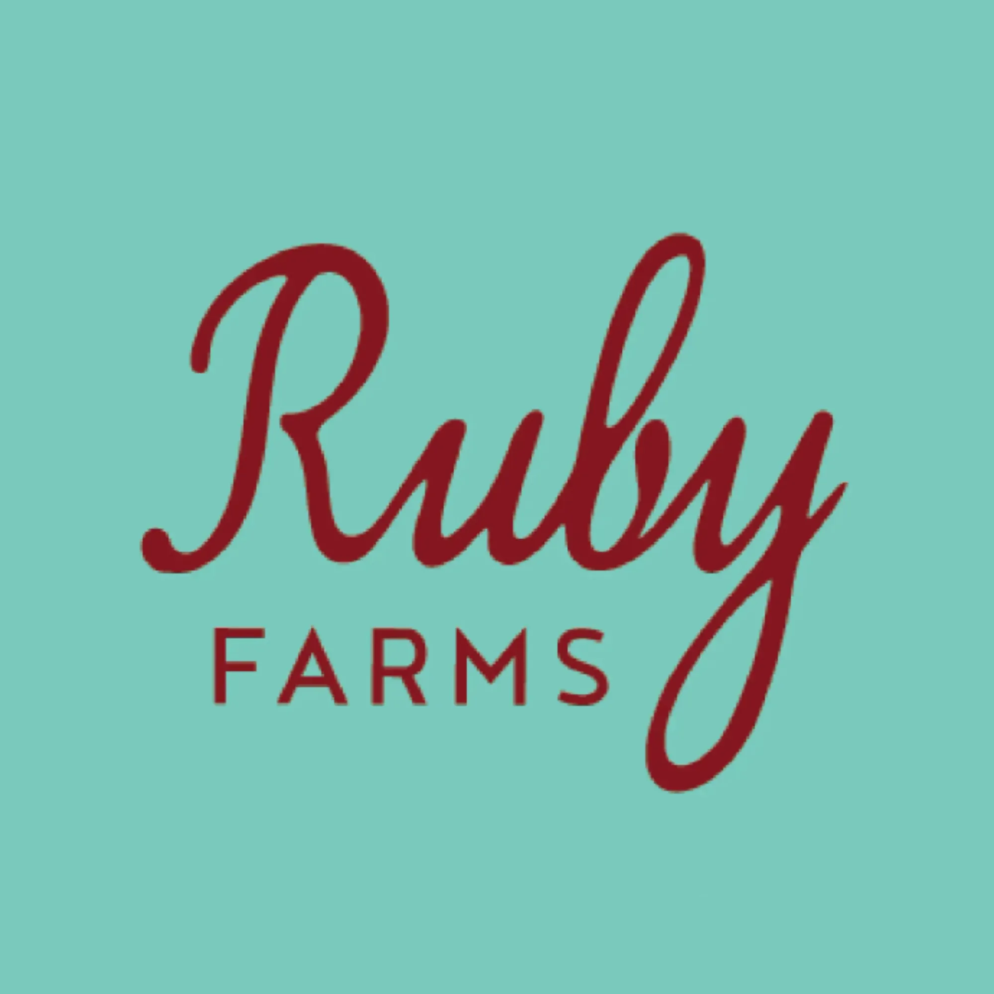 Ruby Farms brand logo
