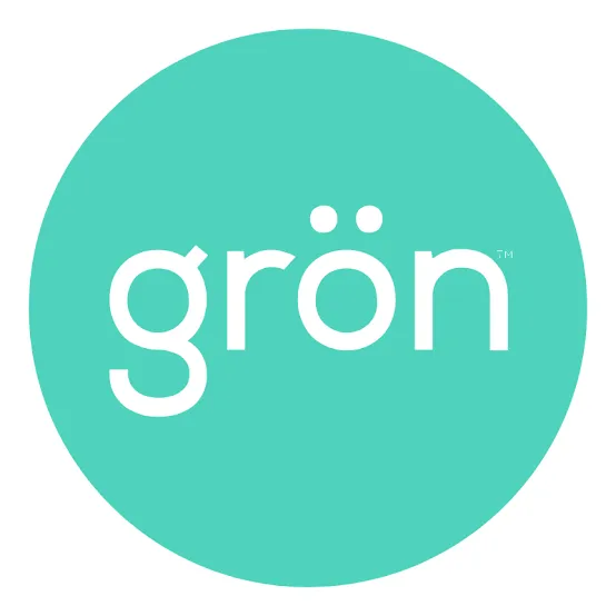 Grön brand logo