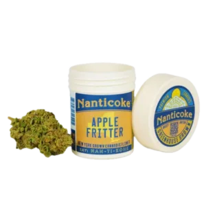 White container of Nanticoke Apple Fritter bud.