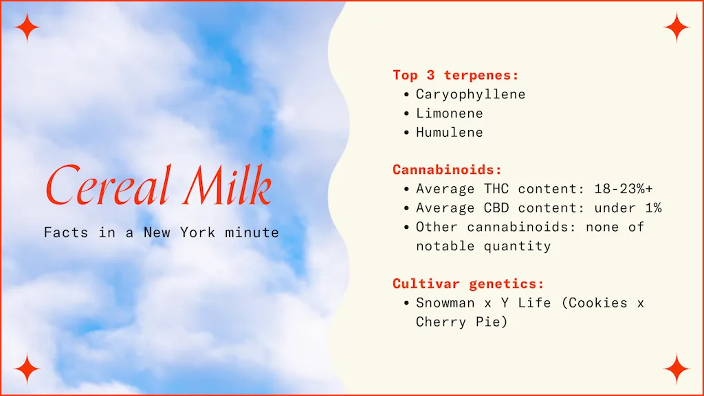 "Cereal Milk Facts in a New York minute"