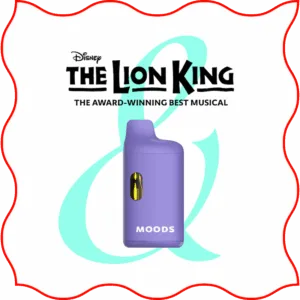 A purple Moods Kingdom Dreams vape.