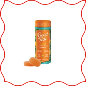 Mango THC gummies from Good Tide.