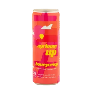 Can of Ayrloom's Apple Cider cannabis beverage.