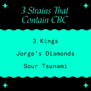 "Three Strains That Contain CBC"
