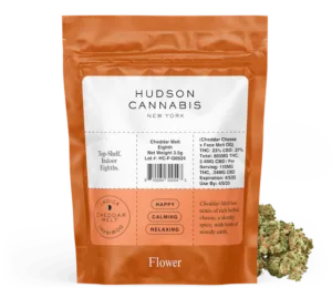 Hudson's eighth of Cheddar Melt flower.