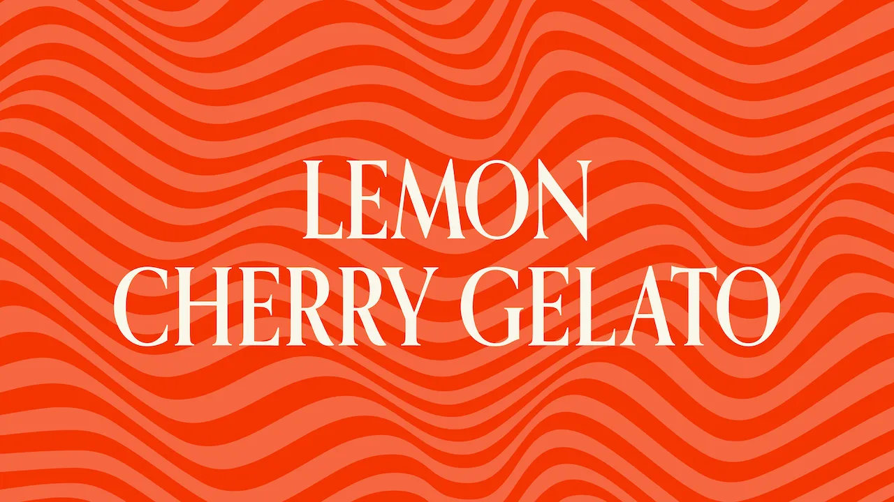 "Lemon Cherry Gelato"