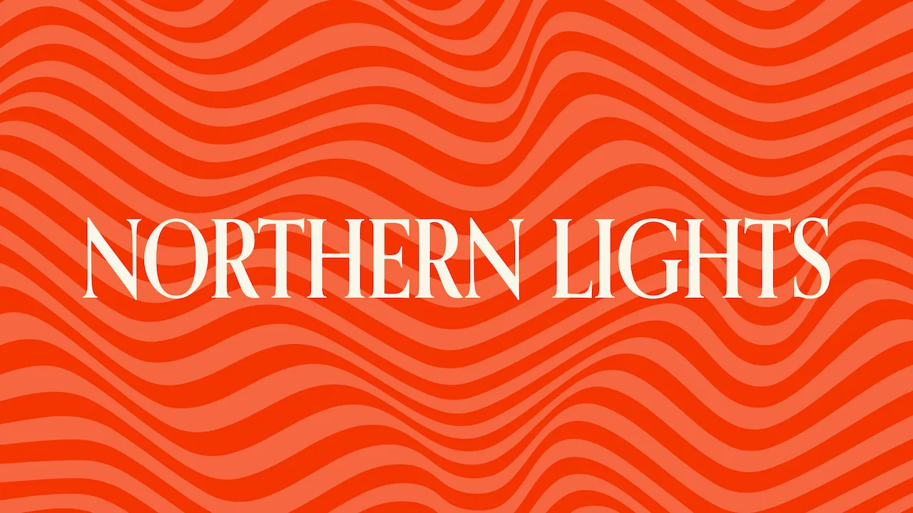Text image "Northern Lights".