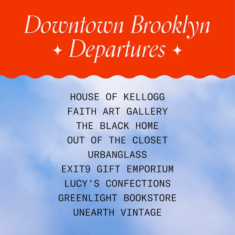 "Downtown Brooklyn Departures"