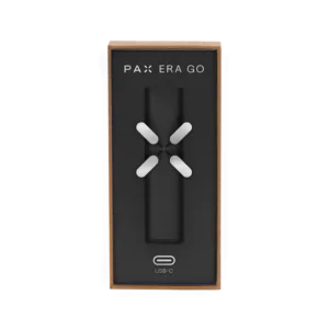 Pax Era Go in Black packaging.