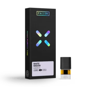 Pax Era cartridge in white Widow.