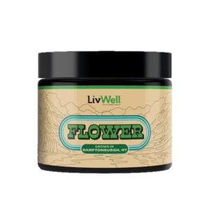 Livwell cannabis jar.