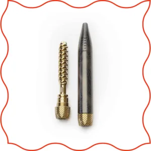 ornate one hitter featured by NYC's elevated dispensary: The Travel Agency