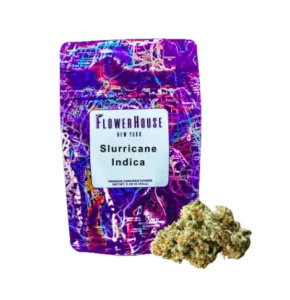 Purple package of Flower Houses Slurricane ounce.