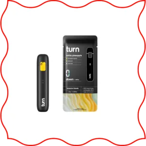 Black package and AIO vape by TURN.